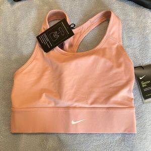 Nike swoosh bra. Pink, size M. Brand new!